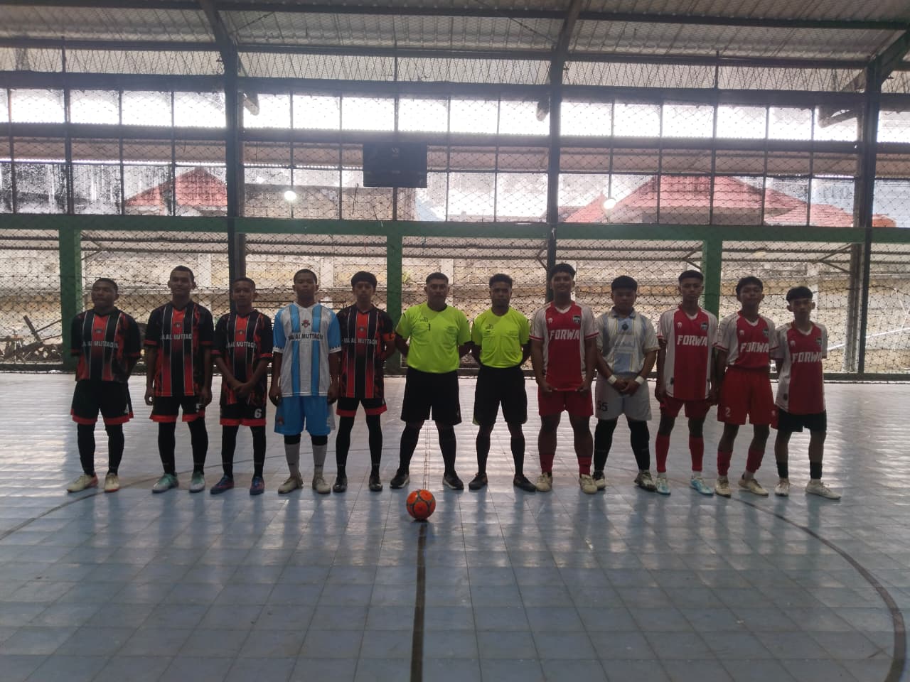 MA Al Muttaqin Menang 1-0 atas MA DDI dalam Futsal Liga Santri Peringatan Hari Santri Nasional